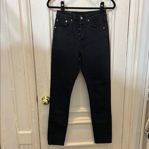 Levi's Premium Black 501 S Jeans